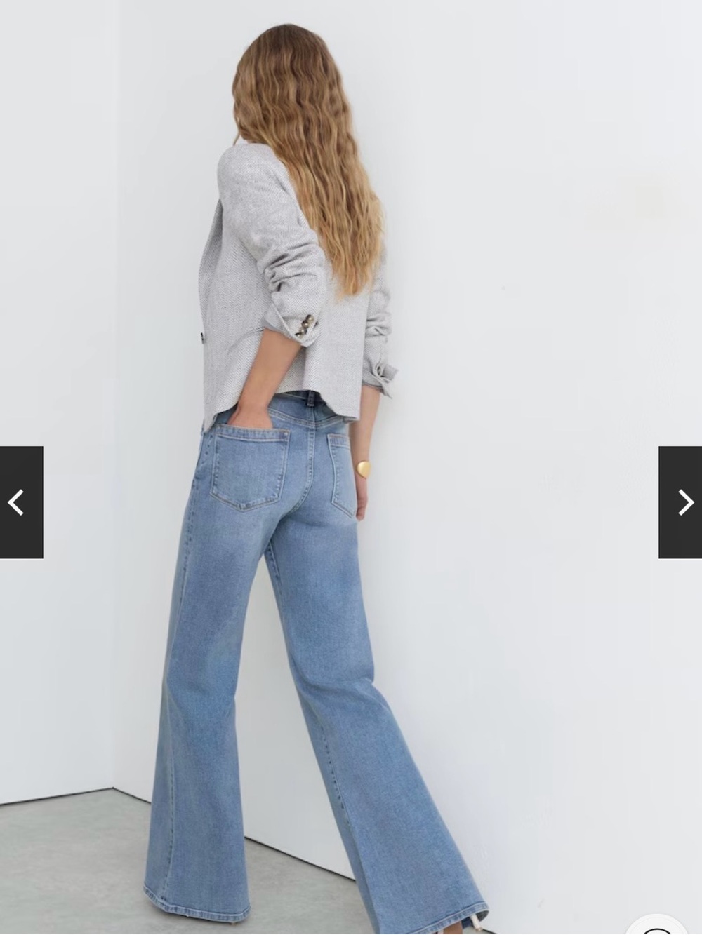 Reiss Cali twin pocket button fly flare jeans; NWT; size 27 - Picture 7 of 10